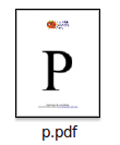 Printable Flash Cards Capital Letter P