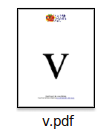 Printable Flash Cards Small Letter V